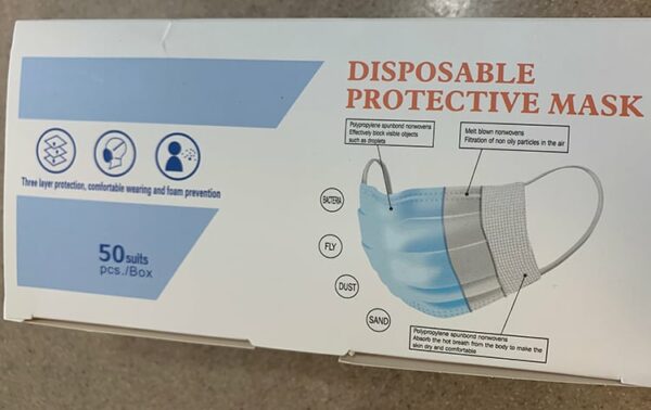 Flat Disposable Face Masks