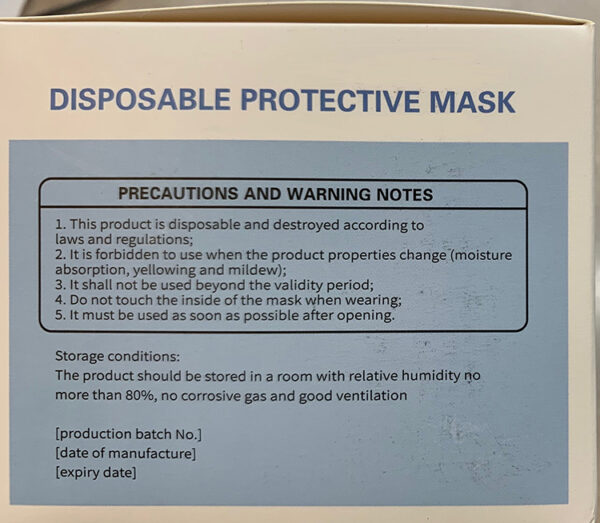 Flat Disposable Face Masks - Image 3